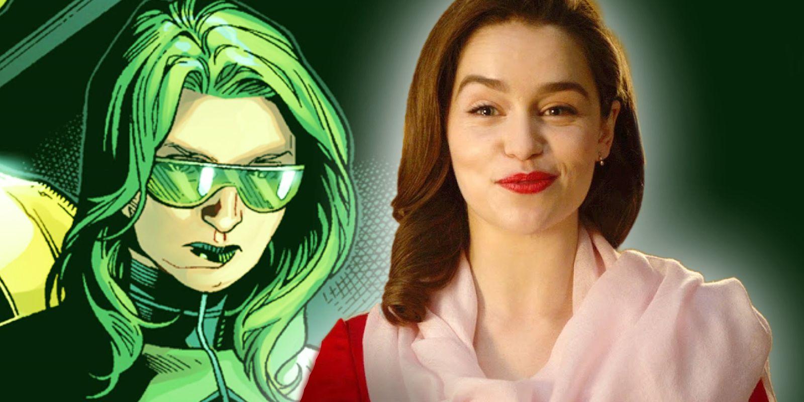 Abigail Brand da Marvel Comics e Emelia Clarke