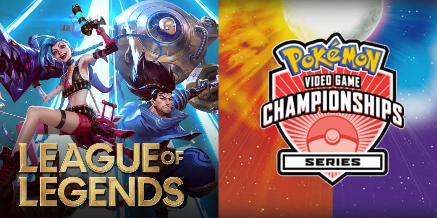 League of Legends and Pokemon promo art