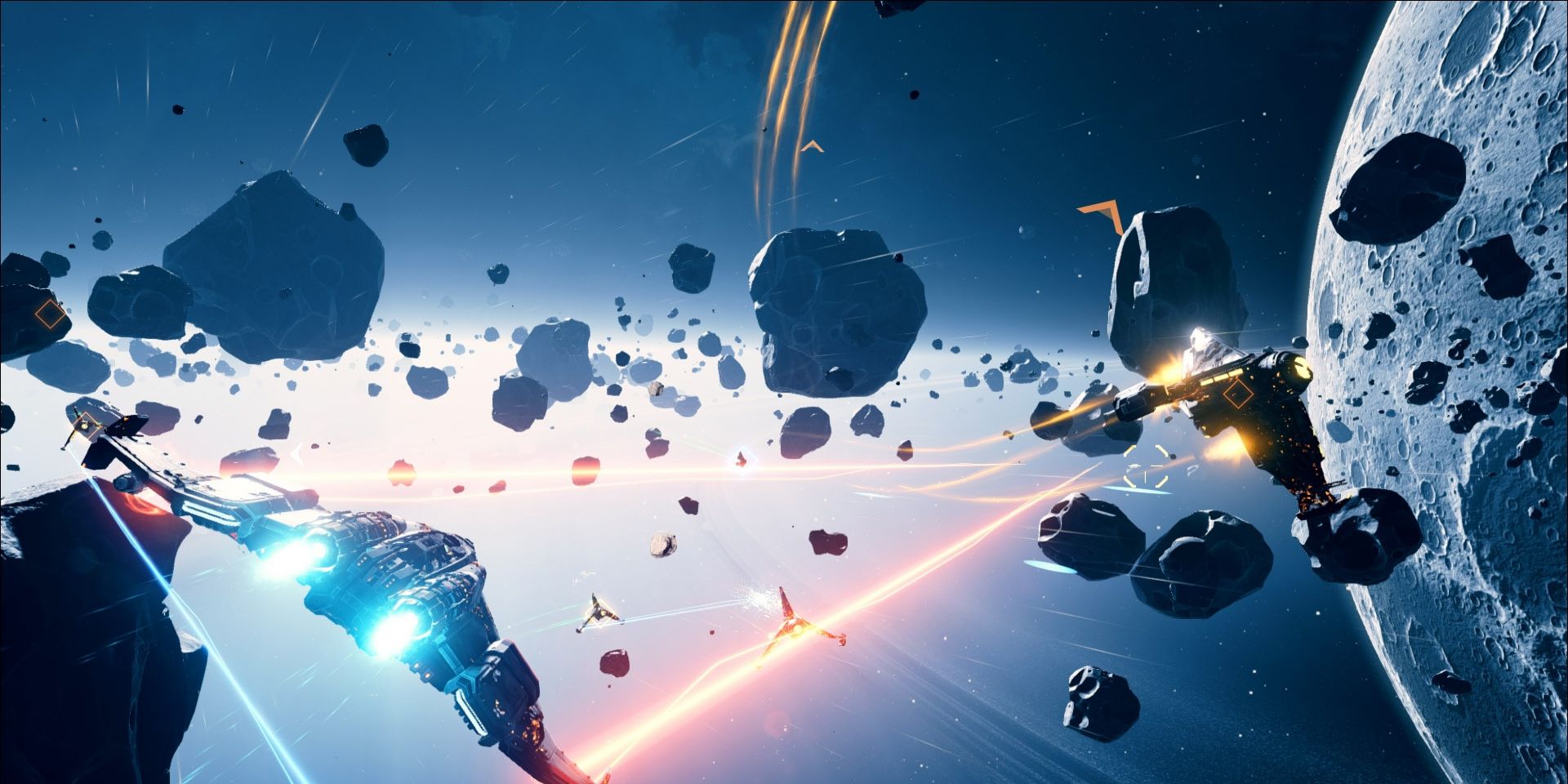 A screenshot from the roguelike video game Everspace.