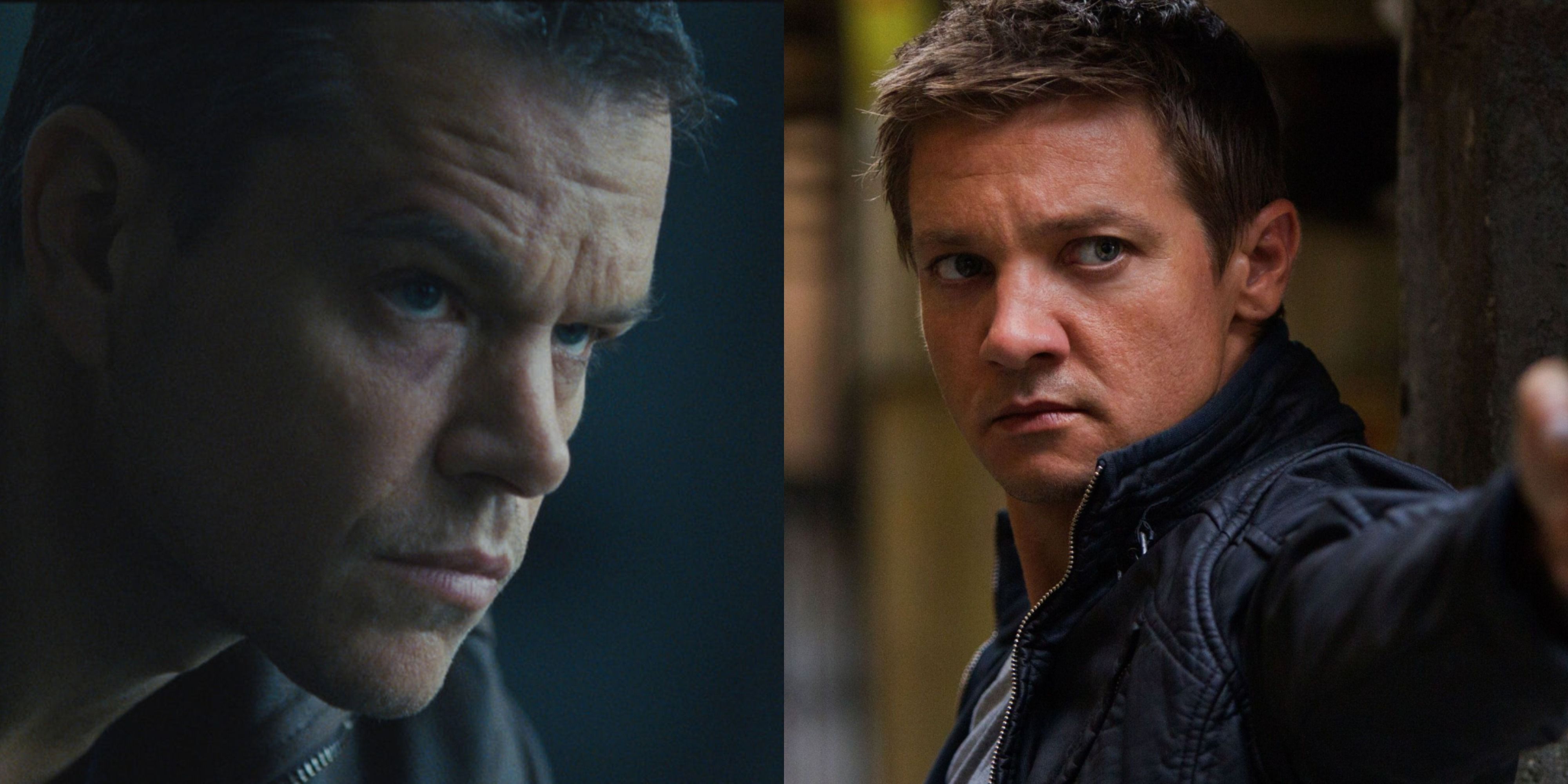 Featured image Matt Damon in Jason Bourne and Jeremy Renner in The Bourne Legacy