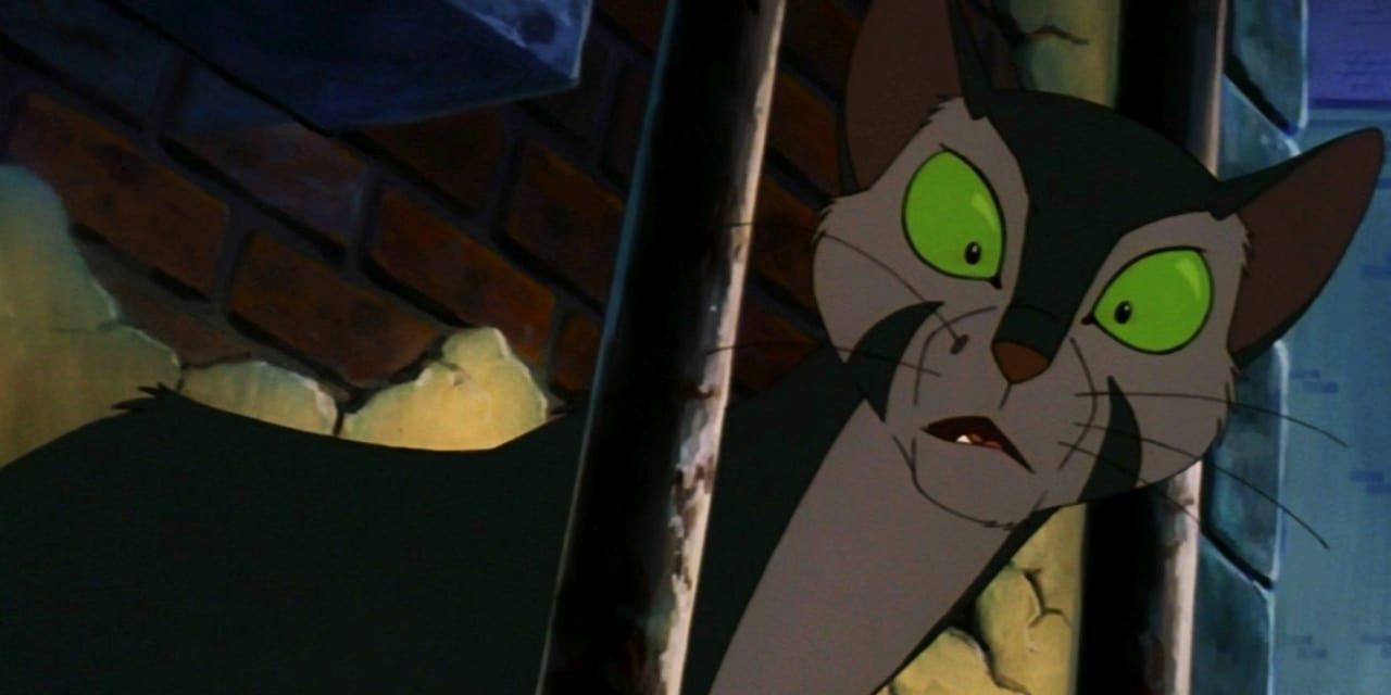 A cat from the German Animated Film Felidae (1994)