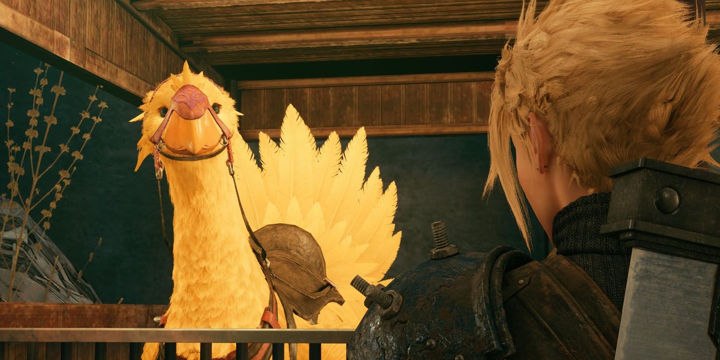 FF7 Remake Shares "Chocobo Bean Popcorn" Wall Market Concept Art