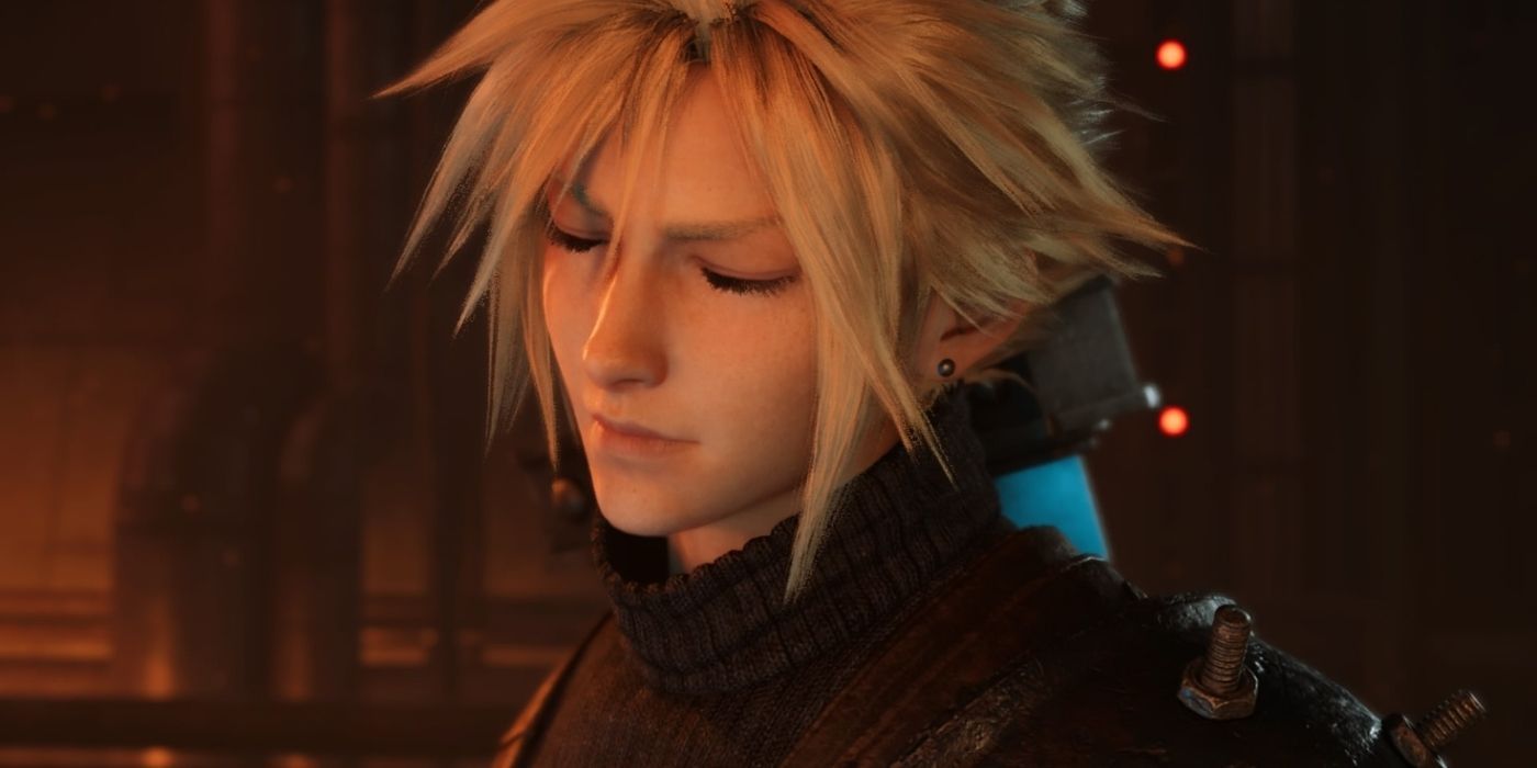 Final Fantasy VII Remake Cloud Smirk