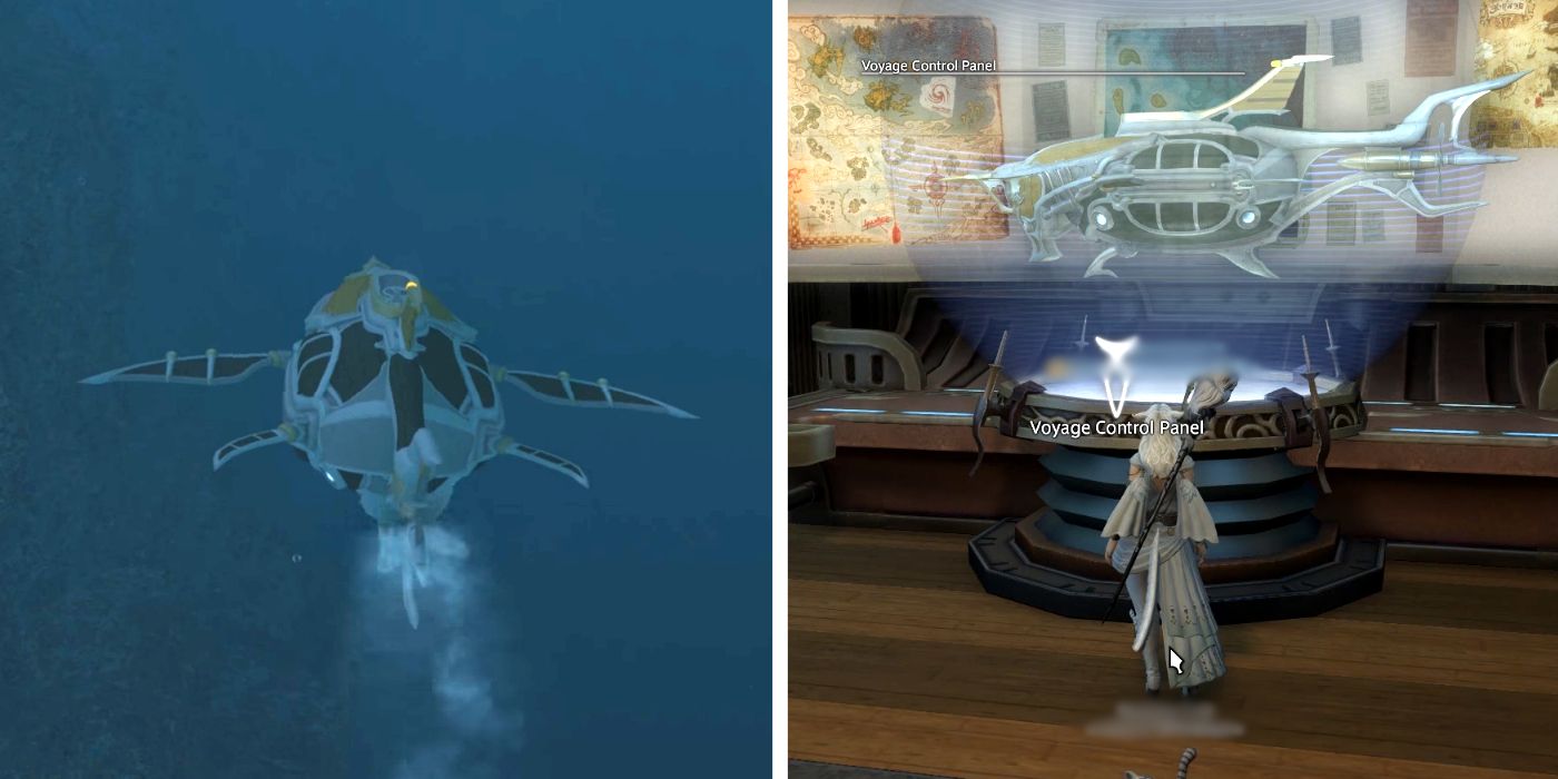 Final Fantasy XIV Deep sea Marble Submarine Voyage