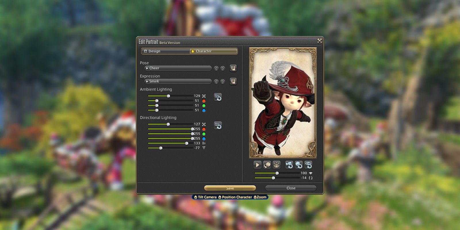 How to Change Portraits for the Adventurer Plate in Final Fantasy XIV