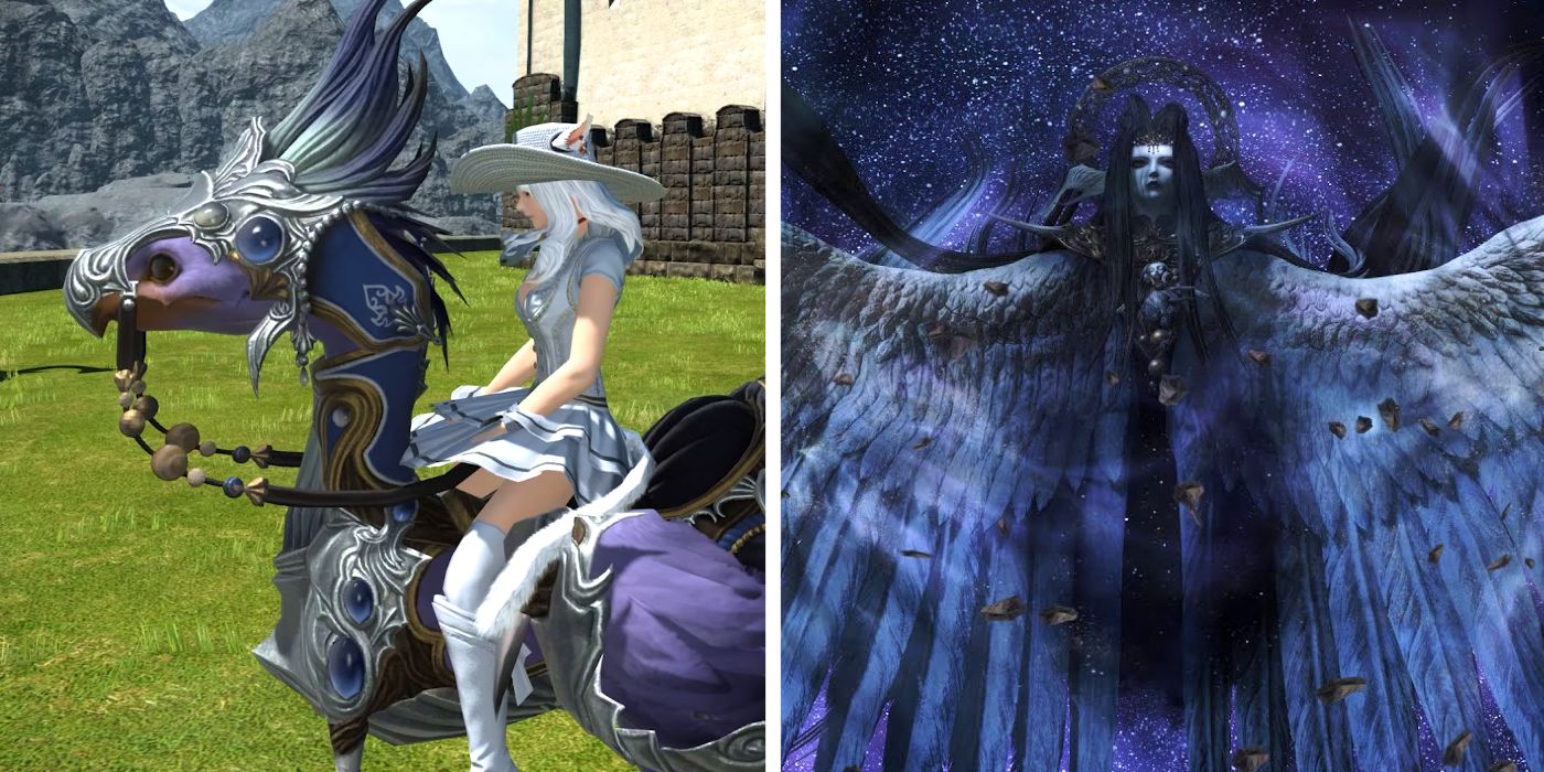 Final Fantasy XIV: How To Get The Bluefeather Barding