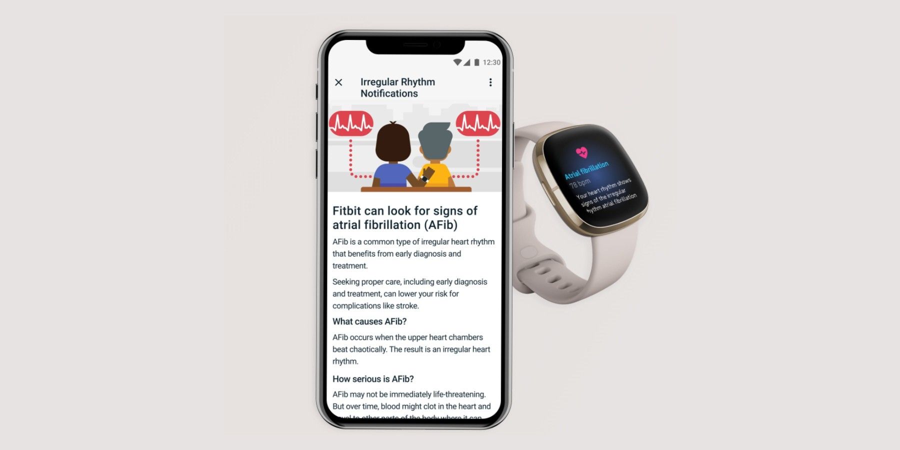 Fitbit está lançando notificações de ritmo cardíaco irregular