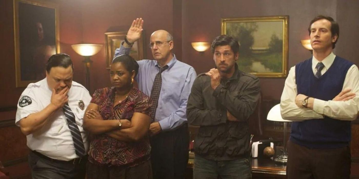 Flypaper&rsquo;s characters looking guilty