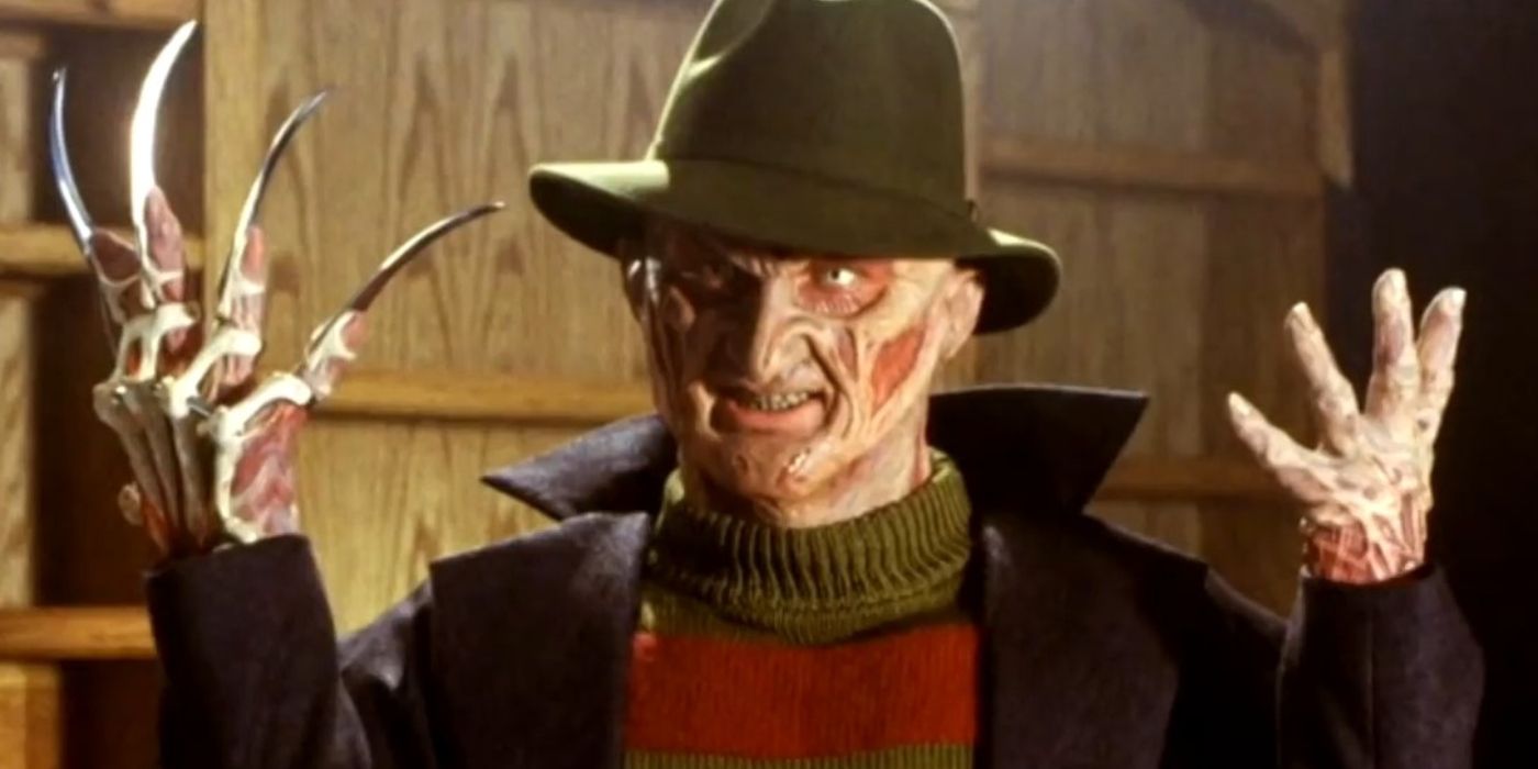 Freddy Krueger holds up his hands in New Nightmare