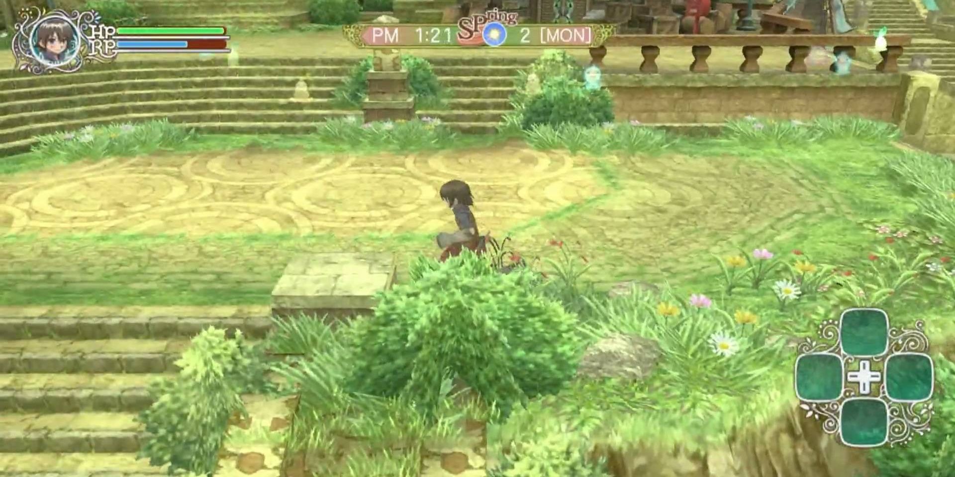 Gameplay from Rune Factory Frontier