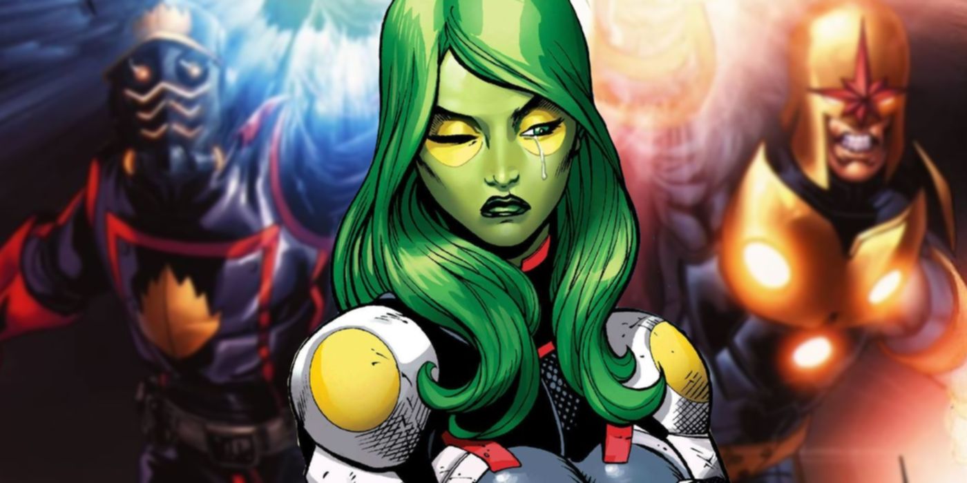 Gamora Star-Lord Nova Guardians of the Galaxy Marvel Comics