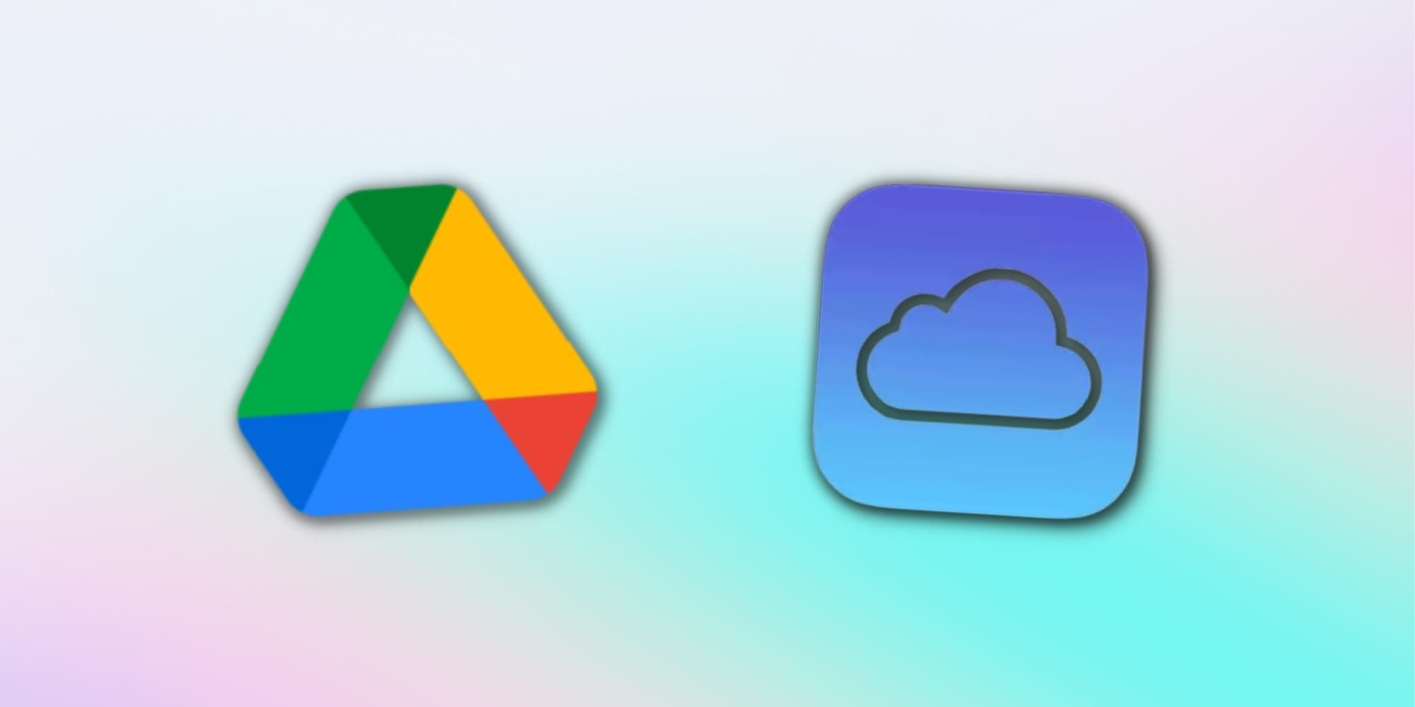Google Drive and Apple iCloud