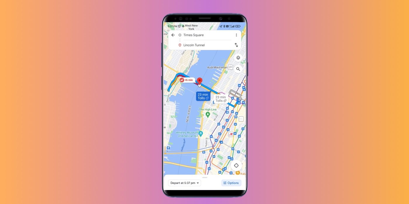 Google Maps Live Traffic Data