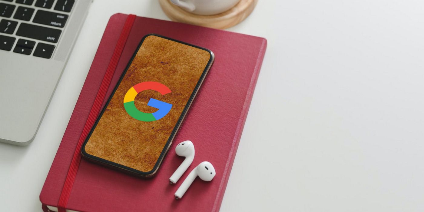 Google logo on Andoid smartphone