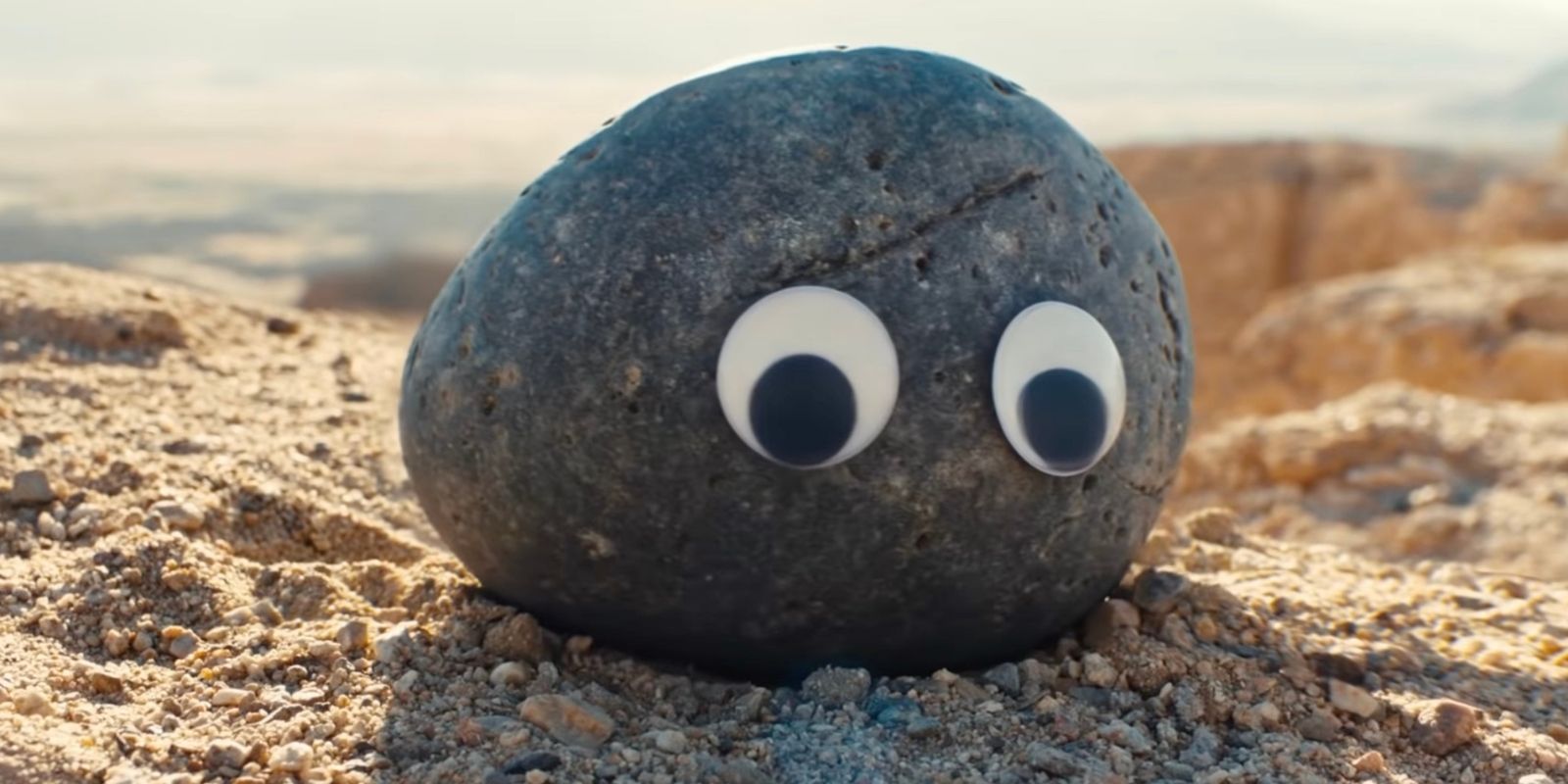 Googly eyes on a rock in Everything Everywhere All at Once