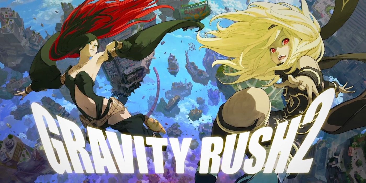 Kat and Raven in promo art for Gravity Rush 2