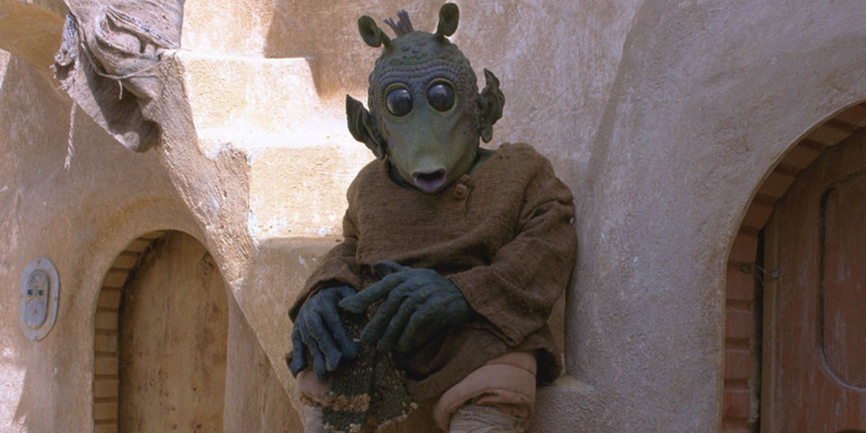 A Young Greedo arguing with Anakin in The Phantom Menace