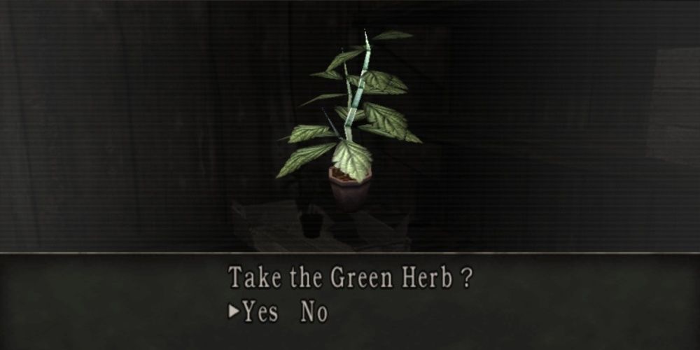 Green herb in Resident Evil 4 Cropped 1