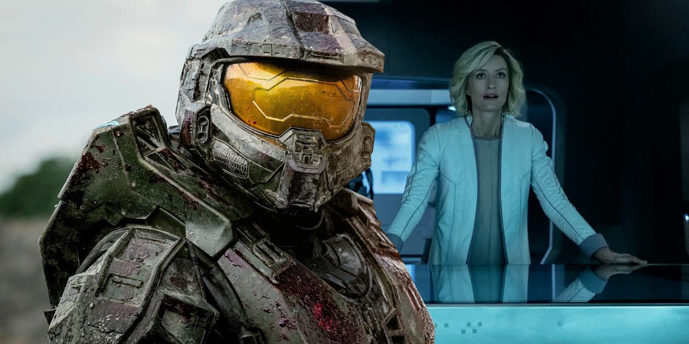 Halo the Master Chief and Dr Halsey