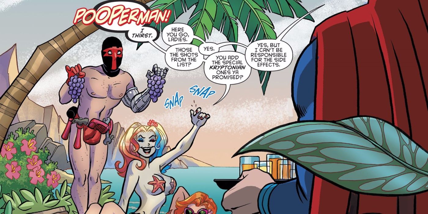 Harley Quinn may have started Peacemaker&rsquo;s Superman rumor.