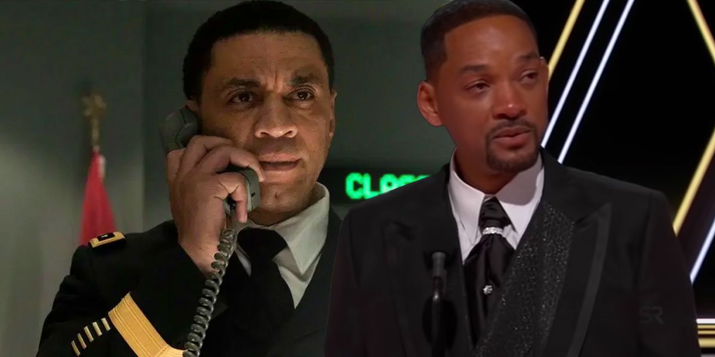 Harry Lennix with Will Smith