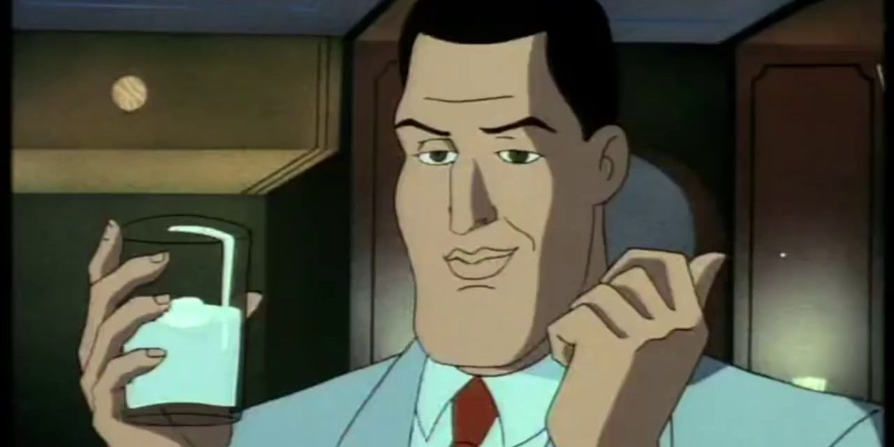 Harvey Dent jokes with Bruce Wayne in Batman The Animated Series