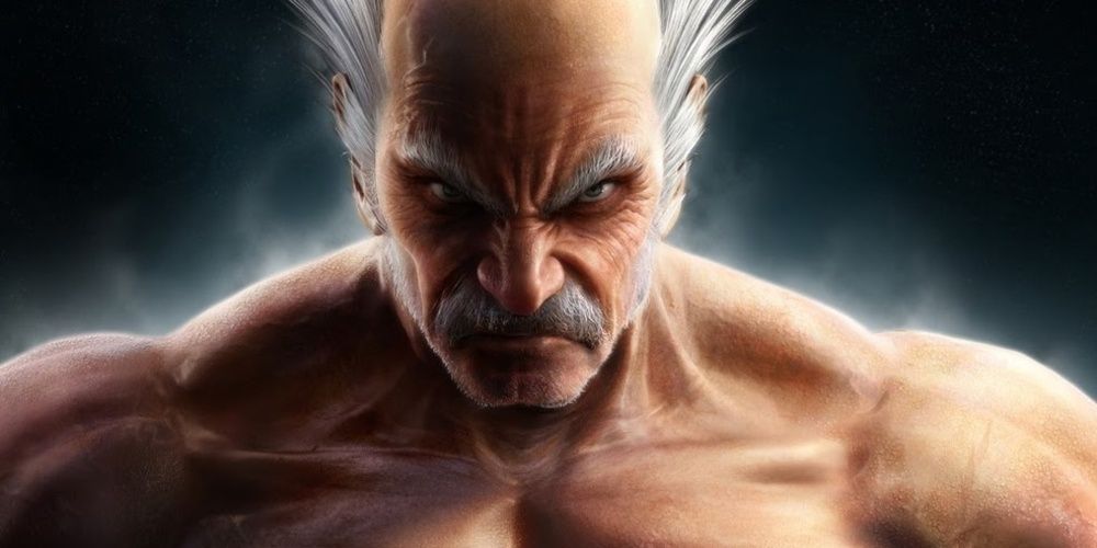 Heihachi Mishima looking angry in Tekken 6 
