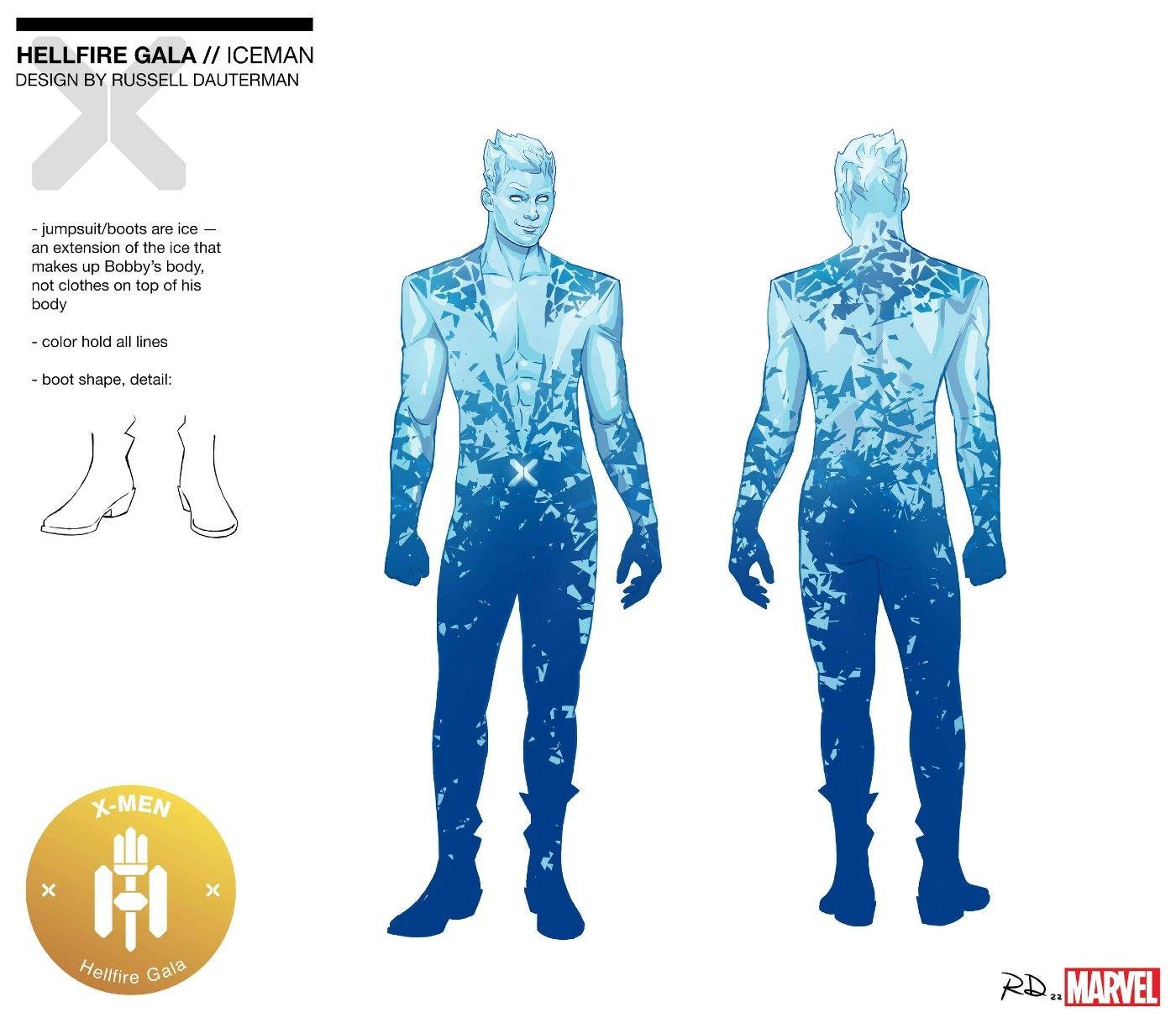 Hellfire Gala 2022 Russell Dauterman Bobby Drake Iceman