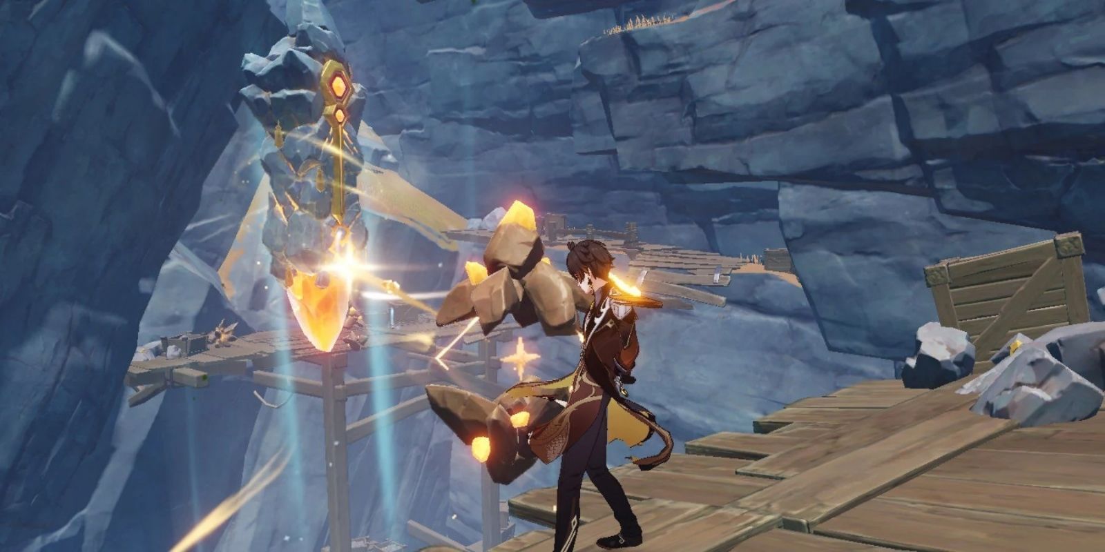 Genshin Impact How To Destroy Bedrock Keys