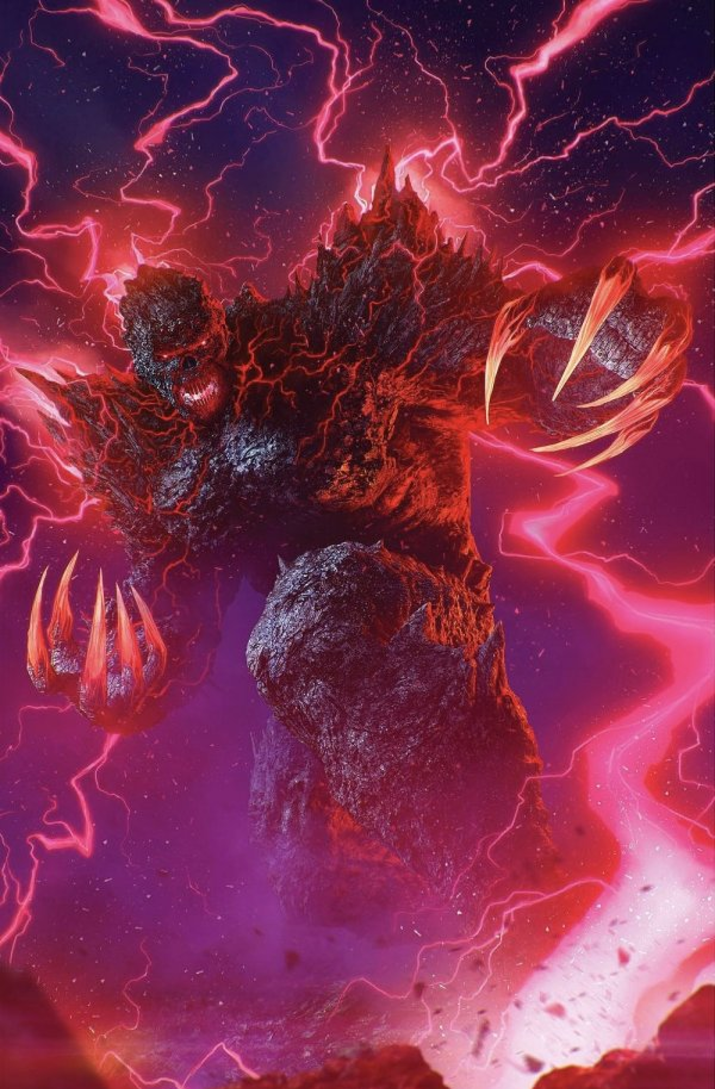 Hulk #6 Rahzzah Variant B cover art of titan
