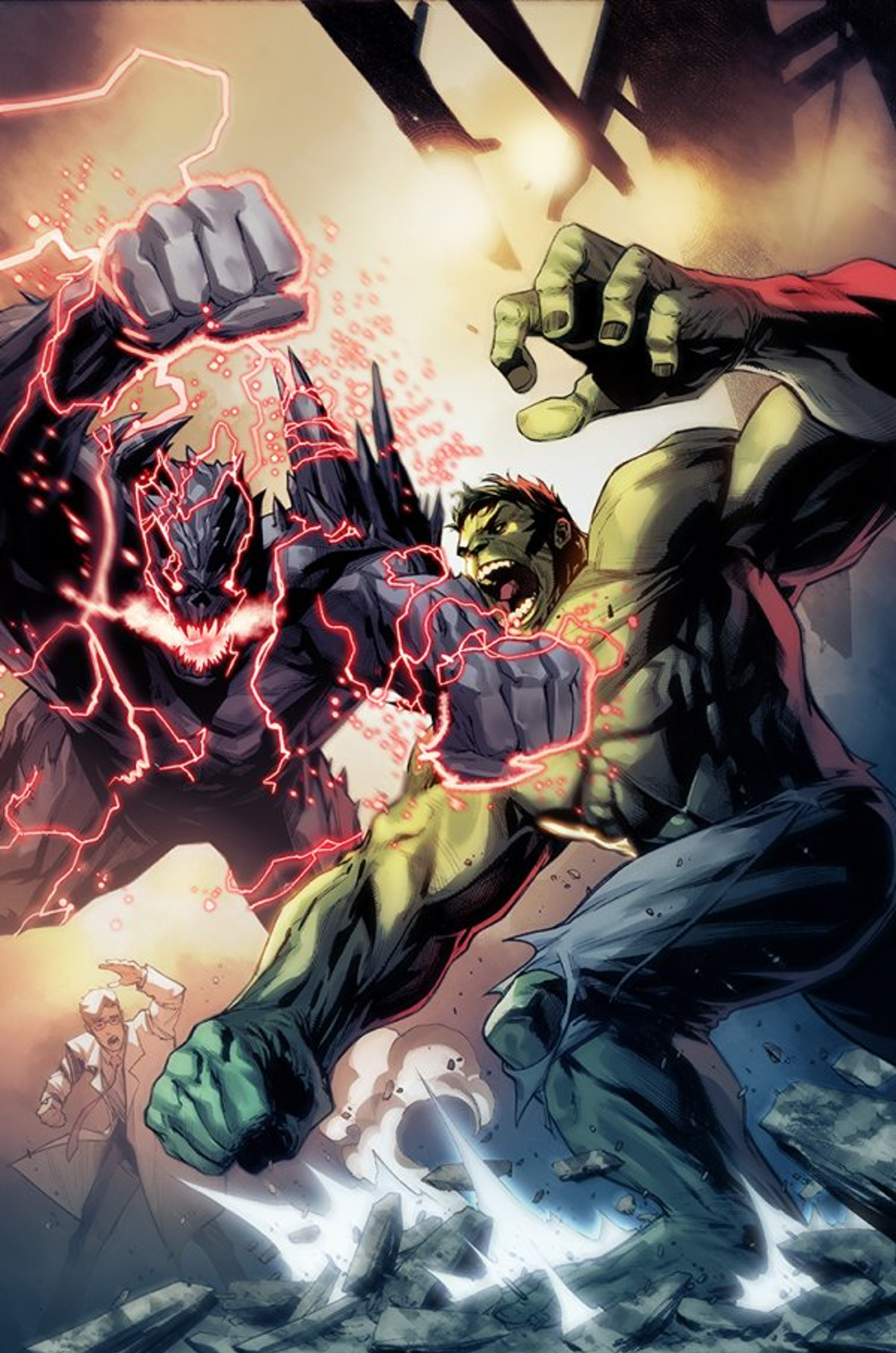 Hulk #6 Stephen Segovia Variant B cover art of titan