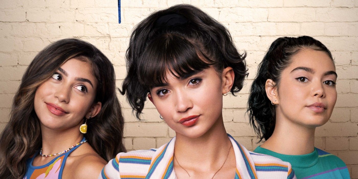 Three girls pose in poster for Hulu movie Crush
