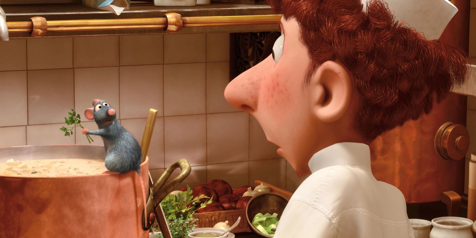 Image Of Remy And Linguini Of Ratatouille