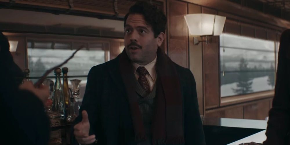 Jacob Kowalski taking a wand in Fantastic Beasts 3