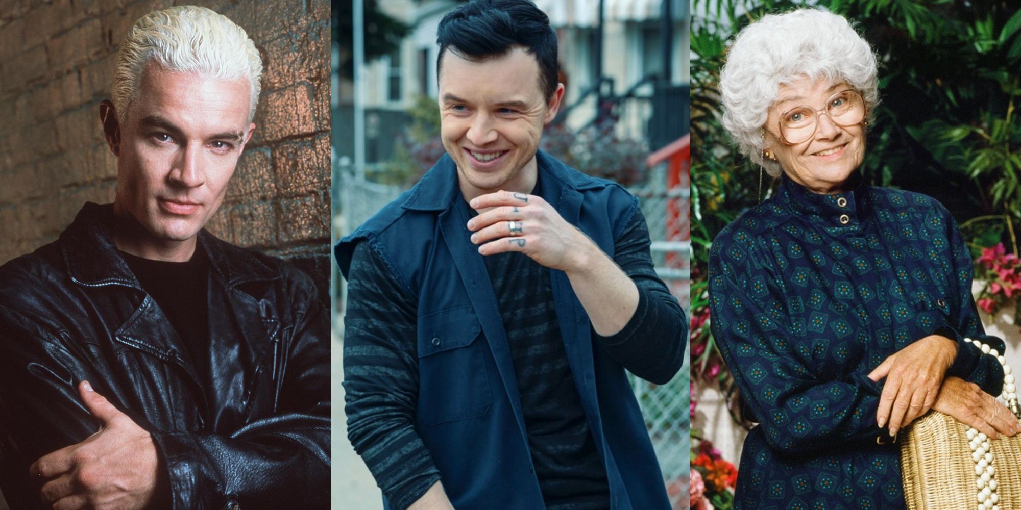 James Marsters, Noel Fisher, and Estelle Getty