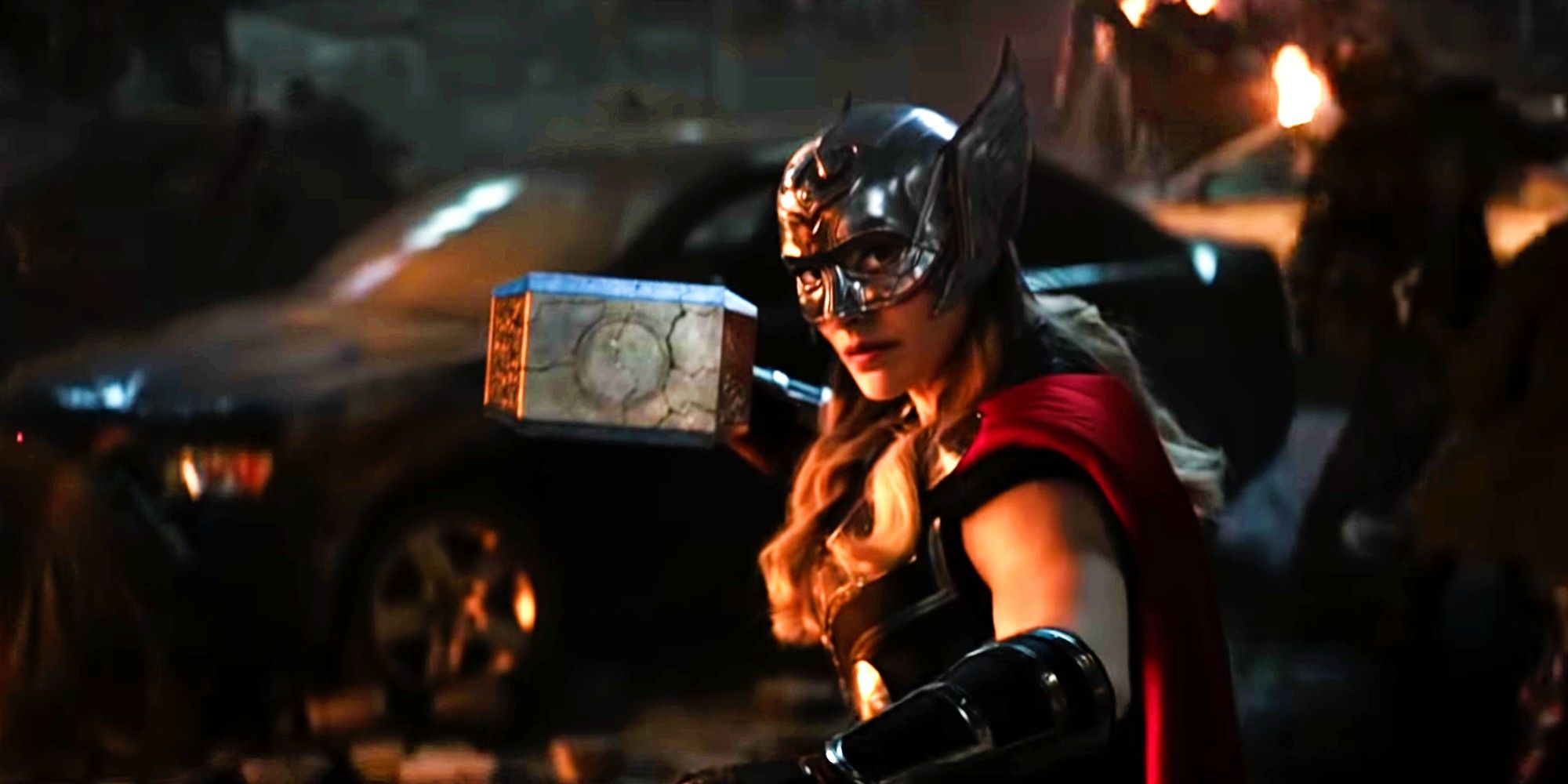Natalie Portman as Jane Foster Mighty Thor In Thor Love and Thunder Trailer