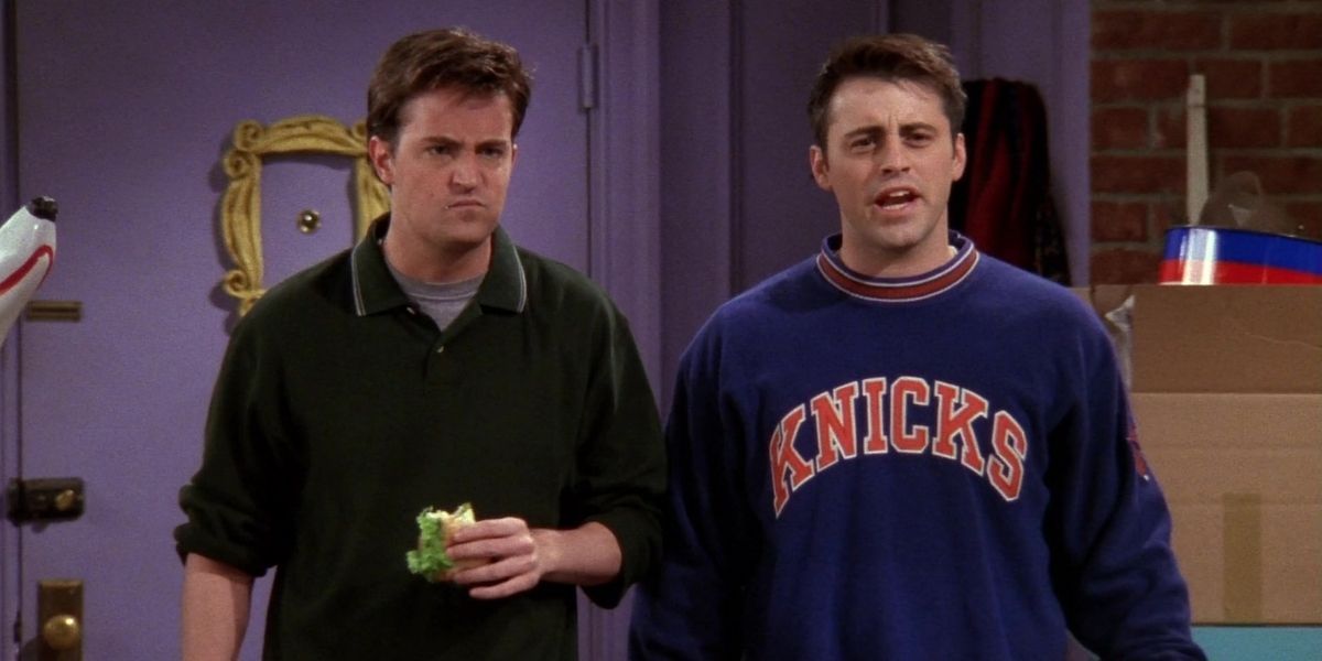 Joey and Chandler yelling