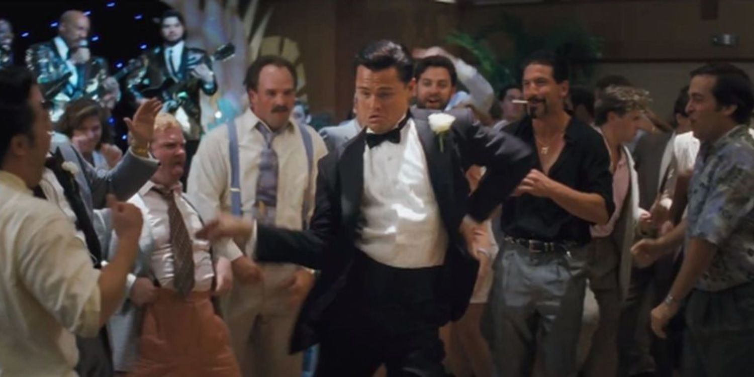 Jordan dances at his wedding in The Wolf of Wall Street