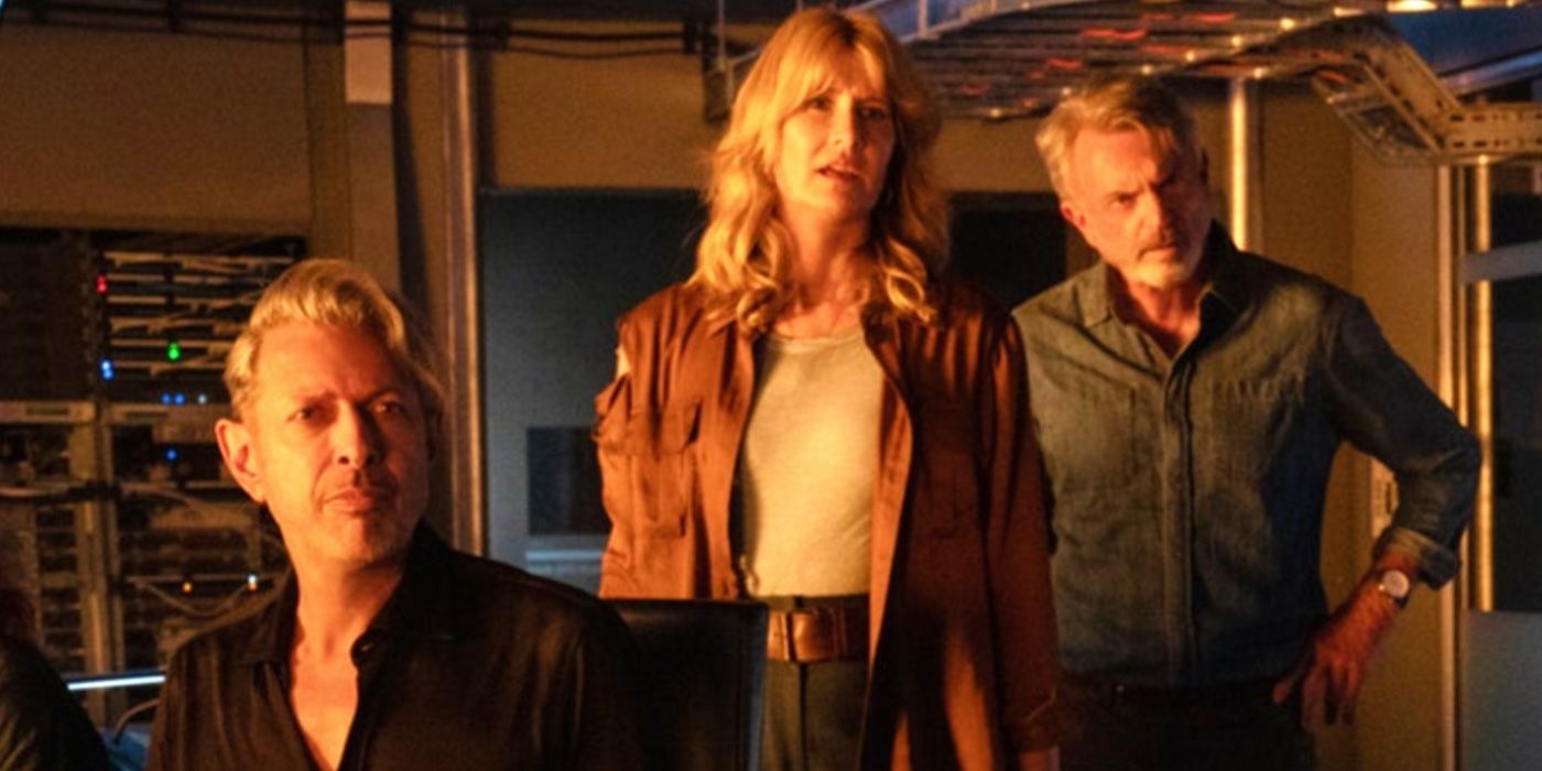 Jurassic World Dominion cast image Sam Neill Laura Dern Jeff Goldblum header