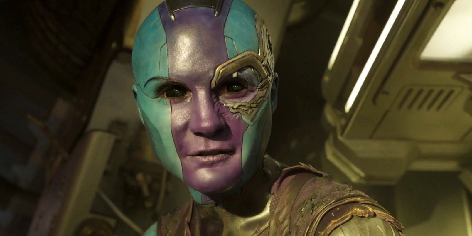 Karen Gillan as Nebula in Guardians of the Galaxy Vol. 2