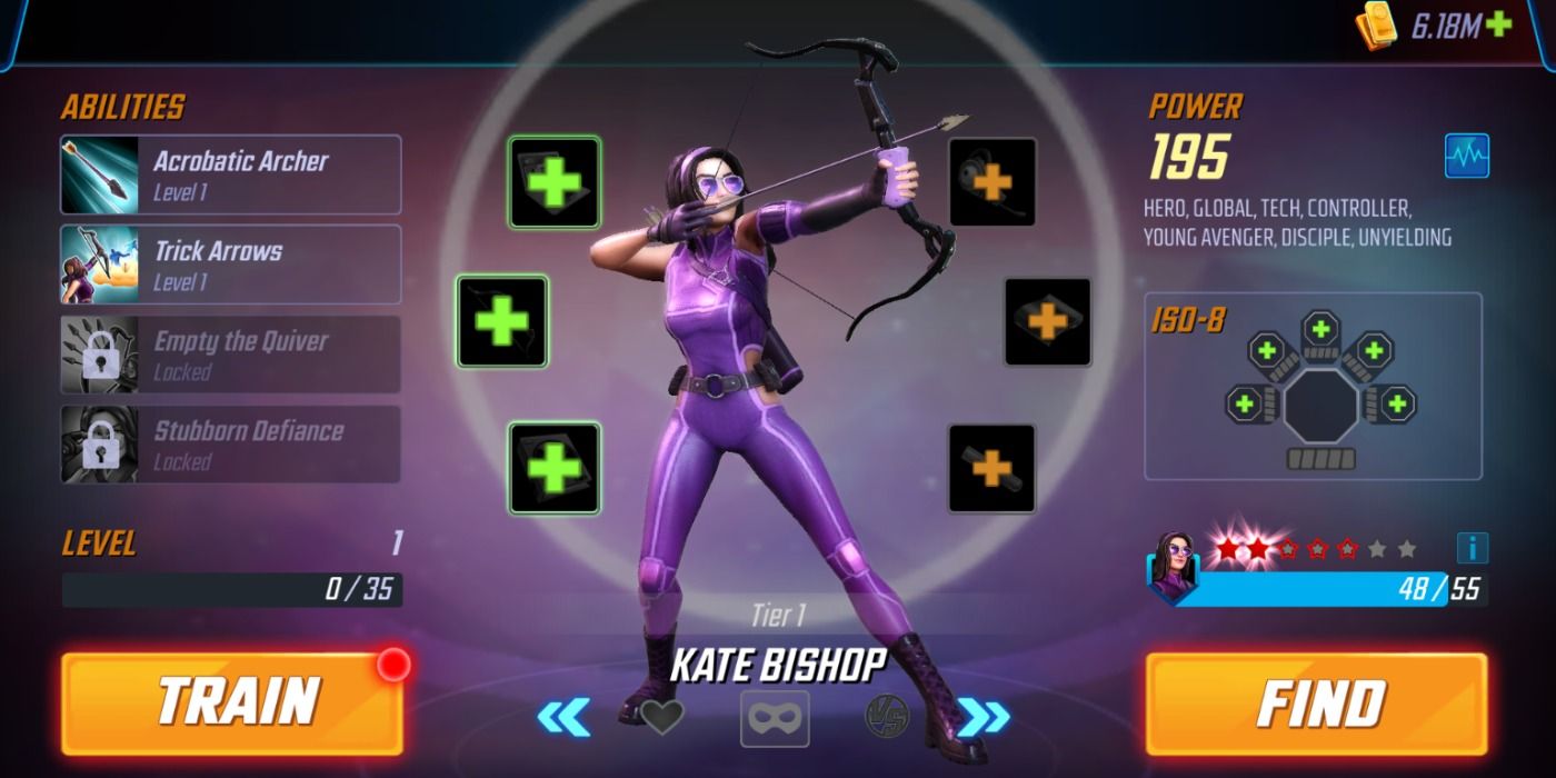 Kate Bishop in Marvel Strike Force