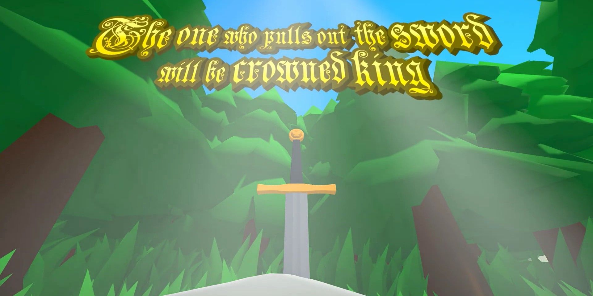 Pull a Sword From a Stone? This Game Gets Harder Each Time Someone Wins