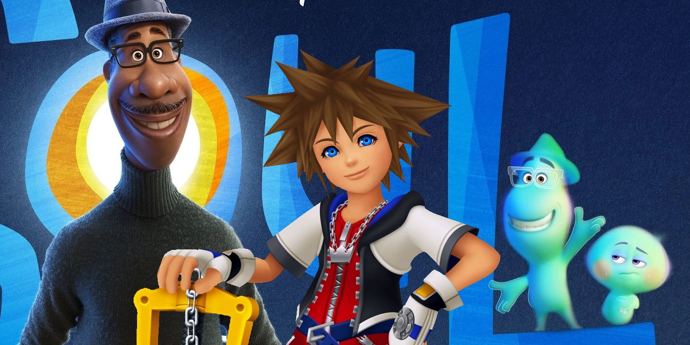 Kingdom Hearts Sora And Disney Pixar Soul Joe Gardner And 22