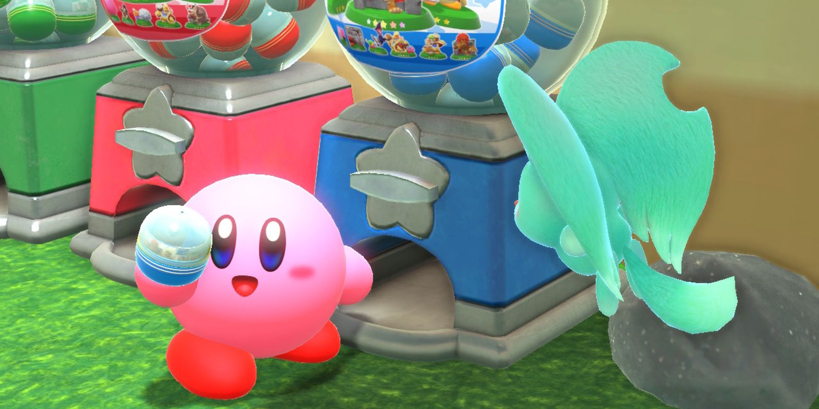 A Gotcha Machine Capsule from Kirby &amp; The Forgotten Land