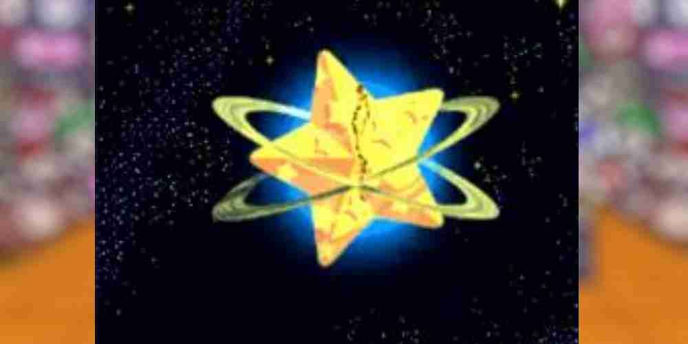 Planet Popstar has a crack due to Kirby hitting it too hard.