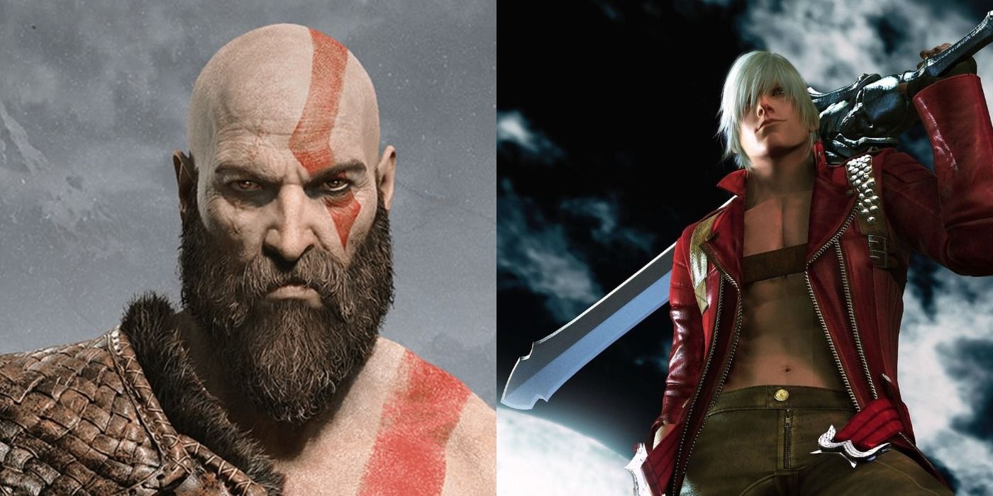 Kratos is pictured next to Dante from Devil May Cry