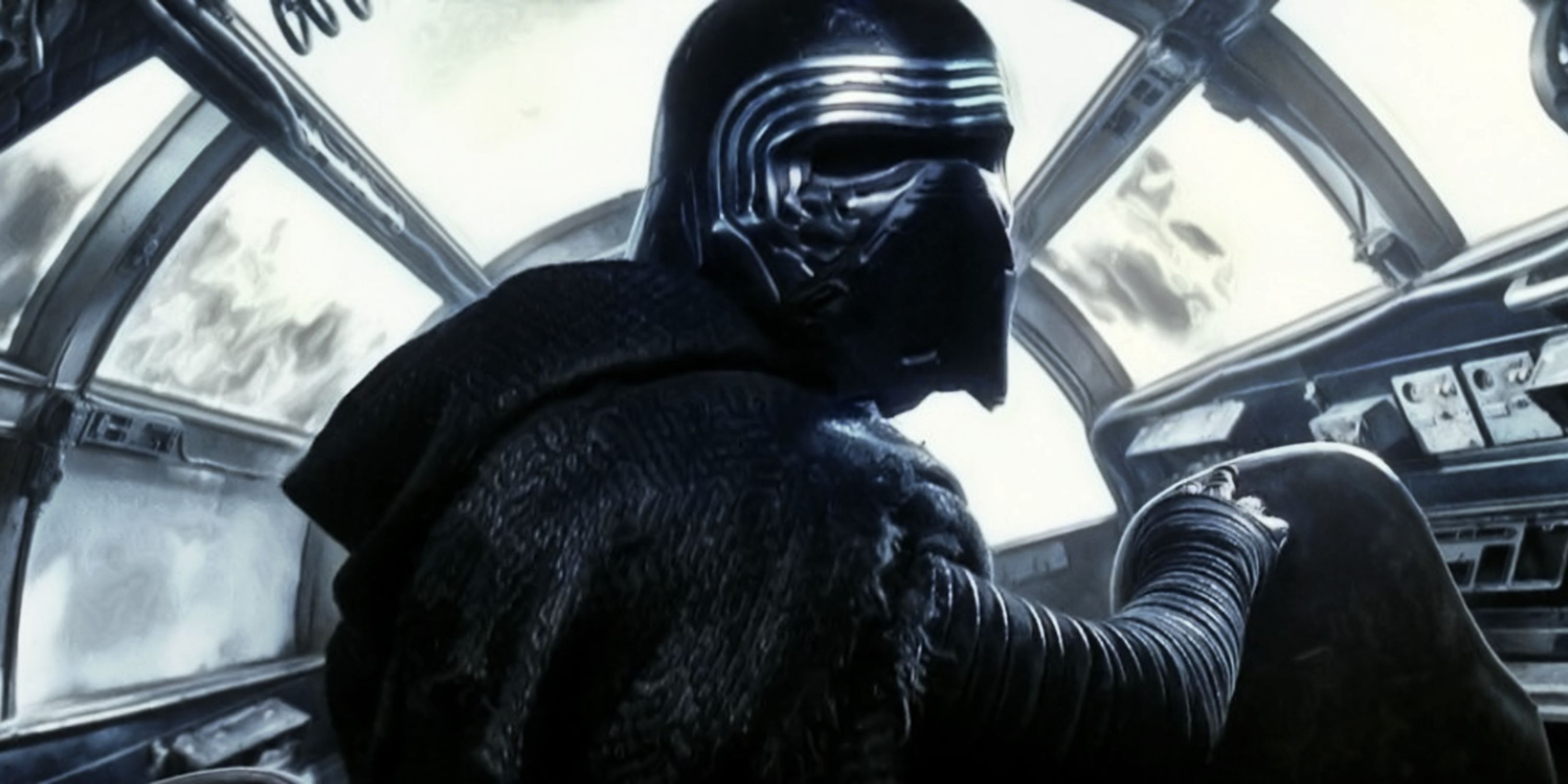 Kylo Searches the Millennium Falcon in a deleted scene from The Force Awakens