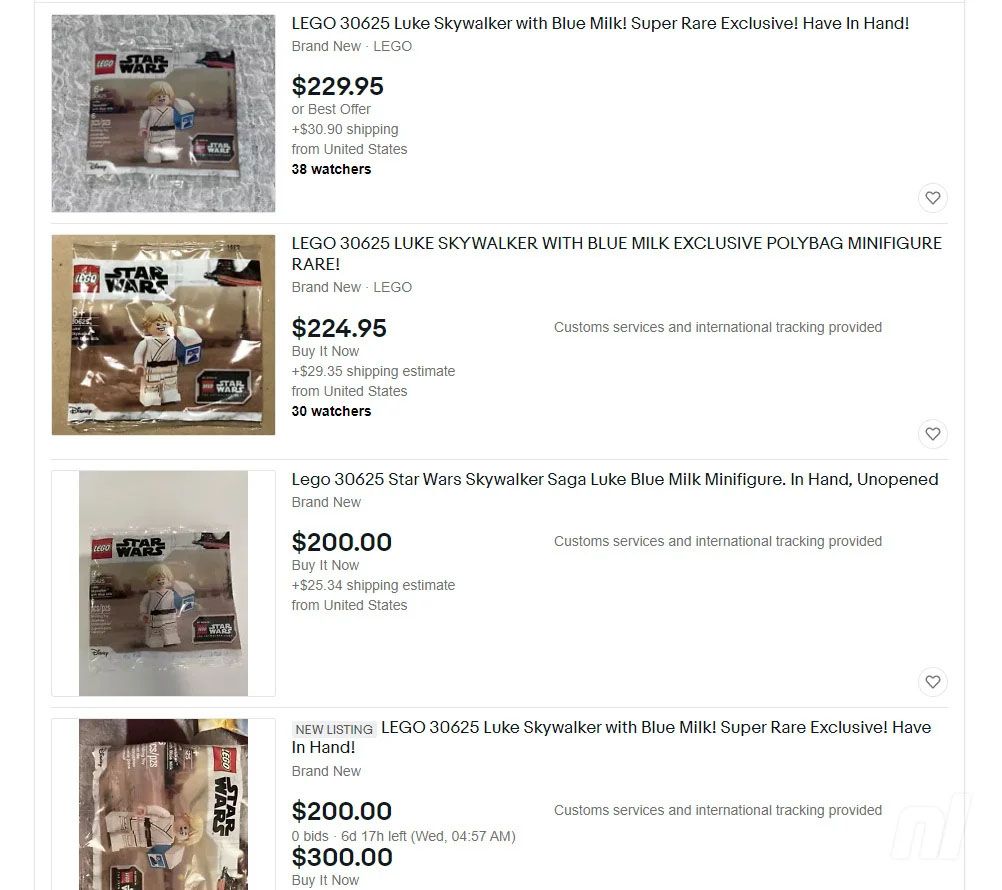 LEGO Star Wars' Blue Milk Luke Prices
