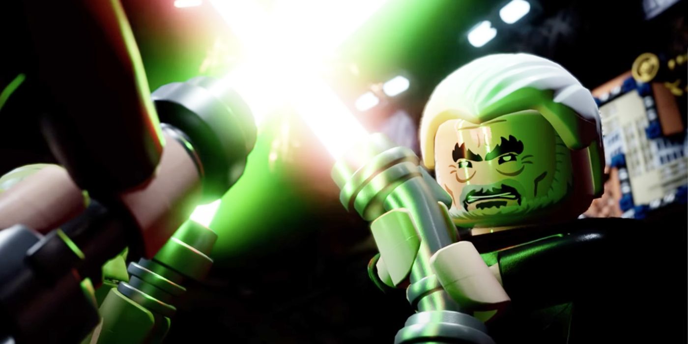 LEGO Star Wars The Skywalker Saga Makes Episode 2 Attack Of The Clones Bad Count Dooku Lightsaber Duel Good