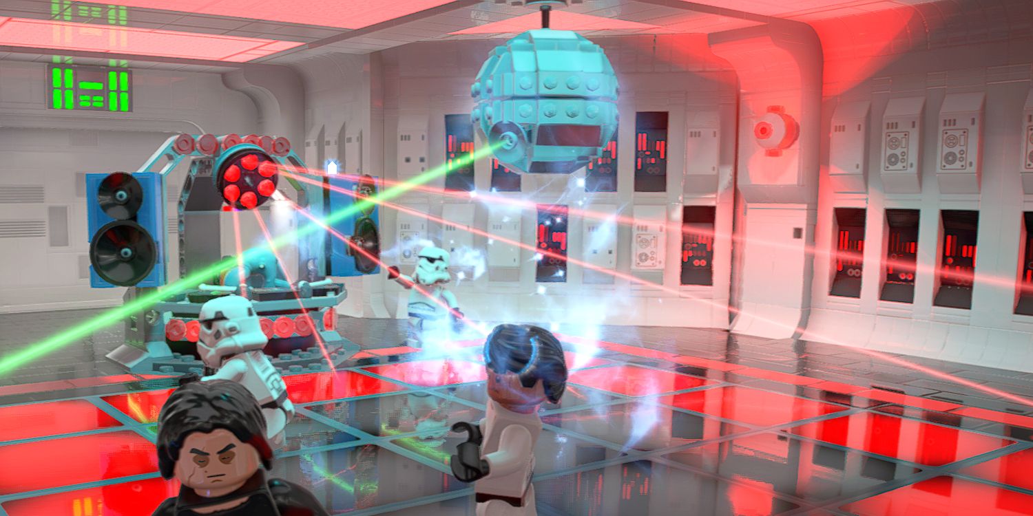LEGO Star Wars The Skywalker Saga Makes the Dark Side More Likable Stormtrooper Dance Party
